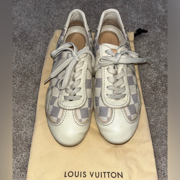 Authentic Vintage Louis Vuitton Damier Sneakers - Picture 1 of 5